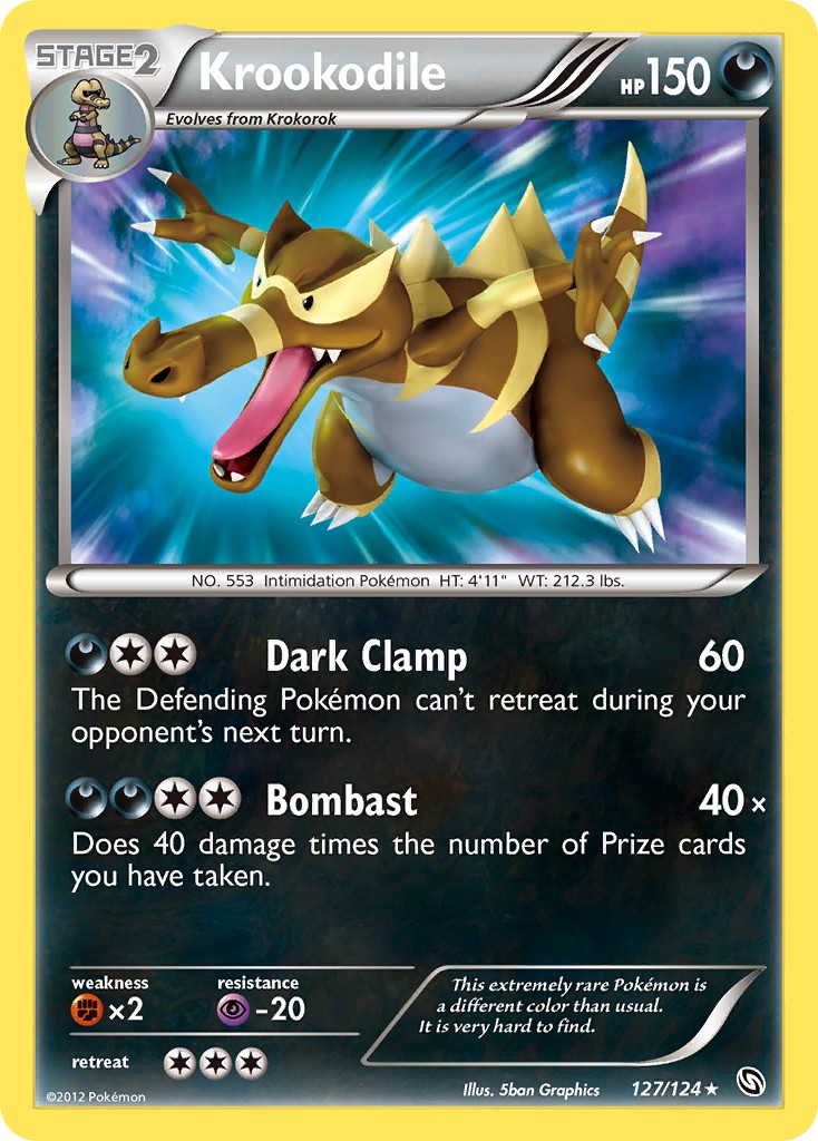 2012 Pokémon Dragons Exalted 2012 Pokémon Dragons Exalted #127 trading card