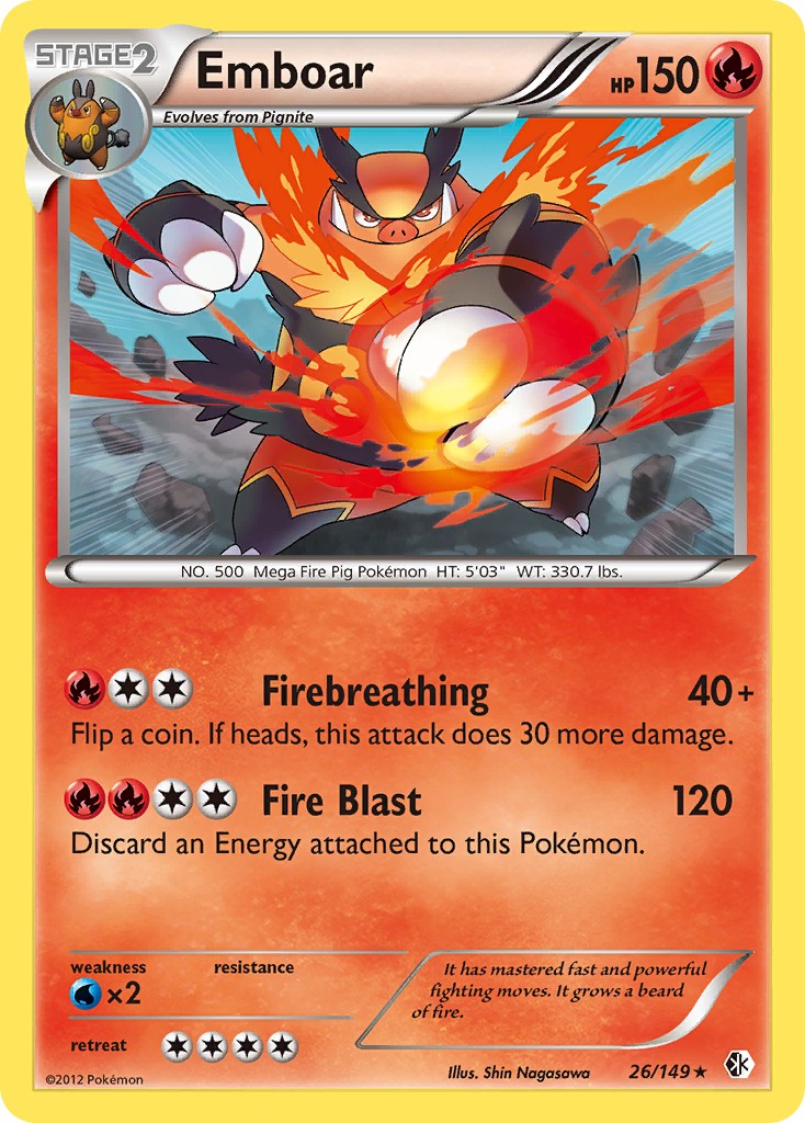 2012 Pokémon Boundaries Crossed 2012 Pokémon Boundaries Crossed #26 trading card