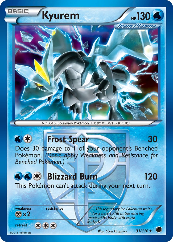2013 Pokémon Plasma Freeze 2013 Pokémon Plasma Freeze #31 trading card