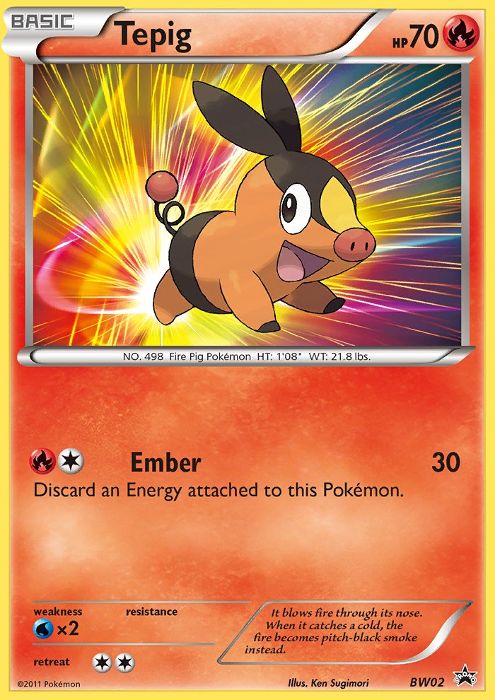 2011 Pokémon BW Black Star Promos 2011 Pokémon BW Black Star Promos #BW02 trading card