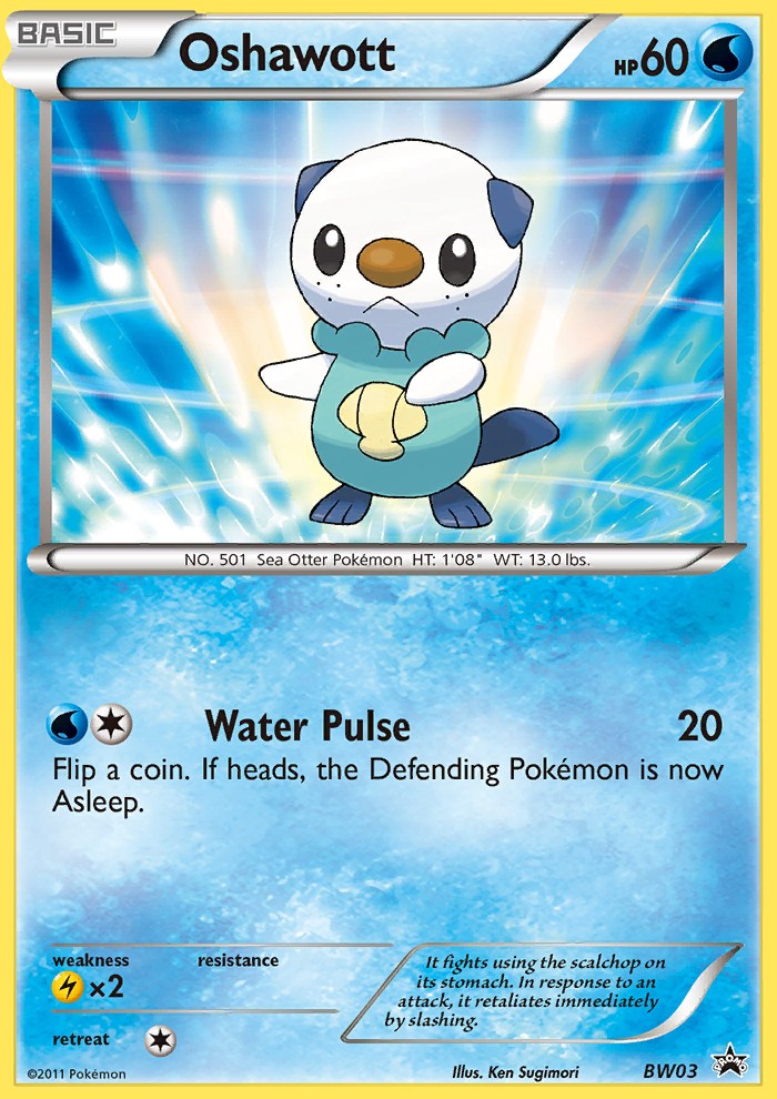 2011 Pokémon BW Black Star Promos 2011 Pokémon BW Black Star Promos #BW03 trading card