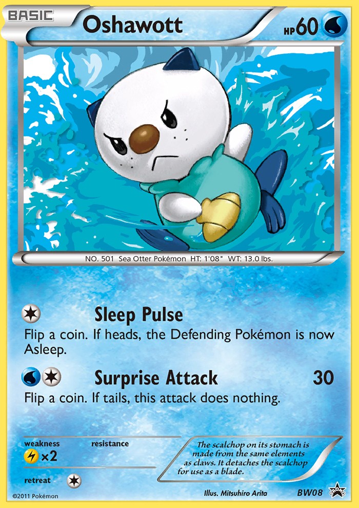 2011 Pokémon BW Black Star Promos 2011 Pokémon BW Black Star Promos #BW08 trading card