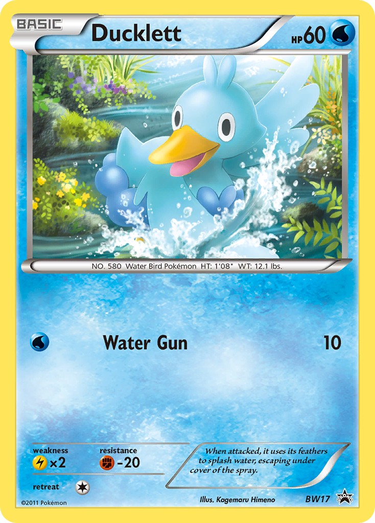 2011 Pokémon BW Black Star Promos 2011 Pokémon BW Black Star Promos #BW17 trading card