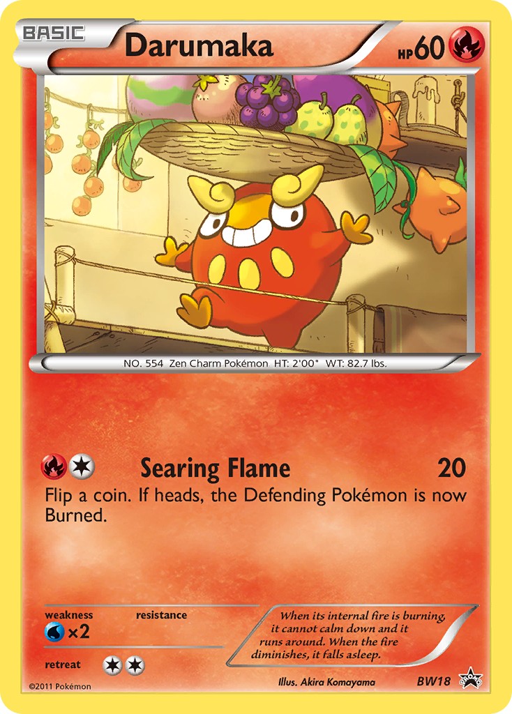 2011 Pokémon BW Black Star Promos 2011 Pokémon BW Black Star Promos #BW18 trading card