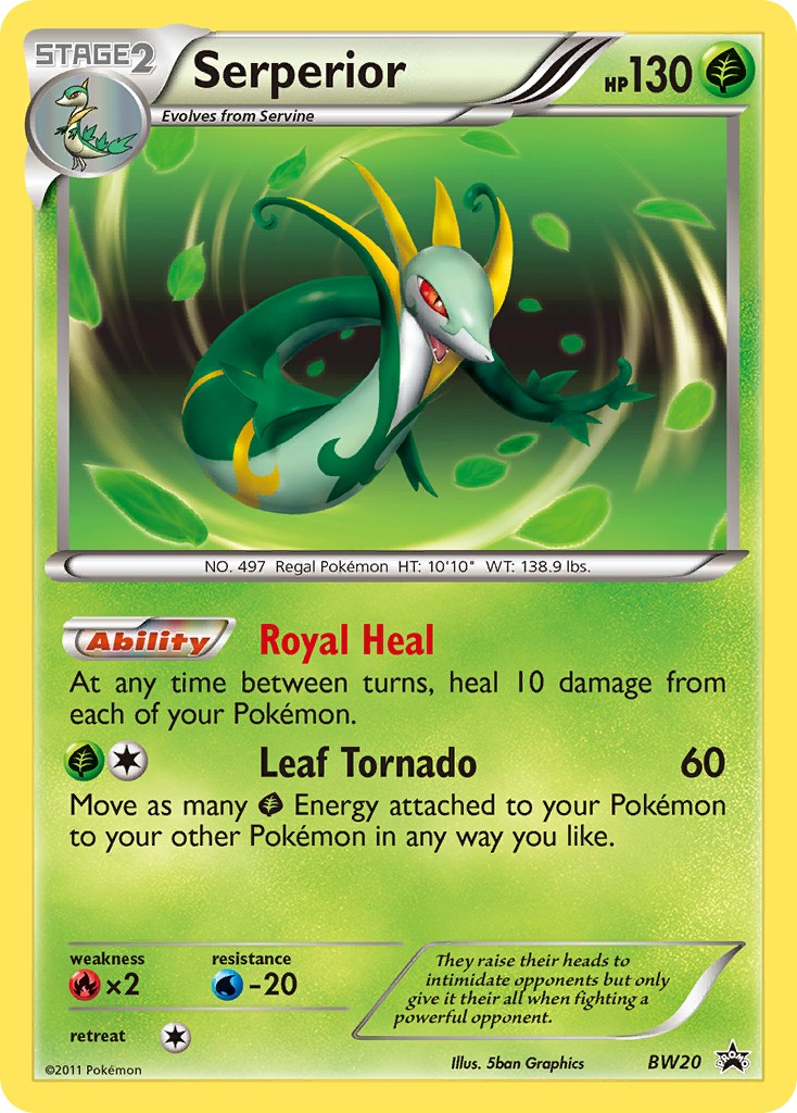 2011 Pokémon BW Black Star Promos 2011 Pokémon BW Black Star Promos #BW20 trading card