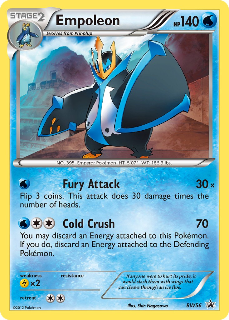 2011 Pokémon BW Black Star Promos 2011 Pokémon BW Black Star Promos #BW56 trading card