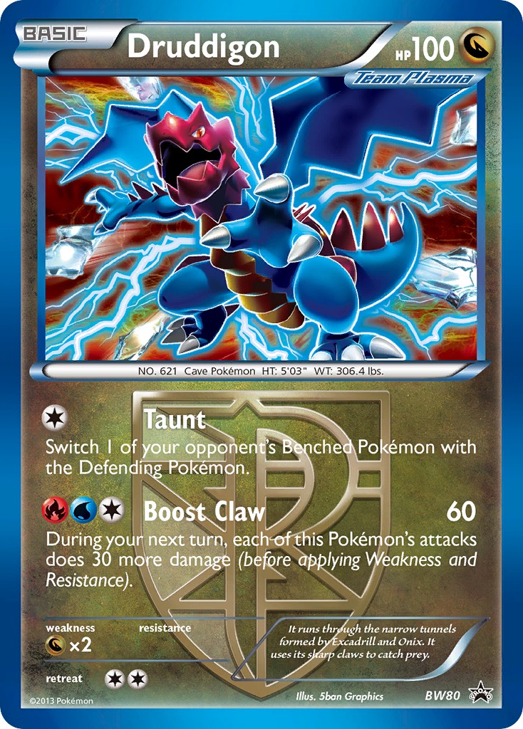 2011 Pokémon BW Black Star Promos 2011 Pokémon BW Black Star Promos #BW80 trading card