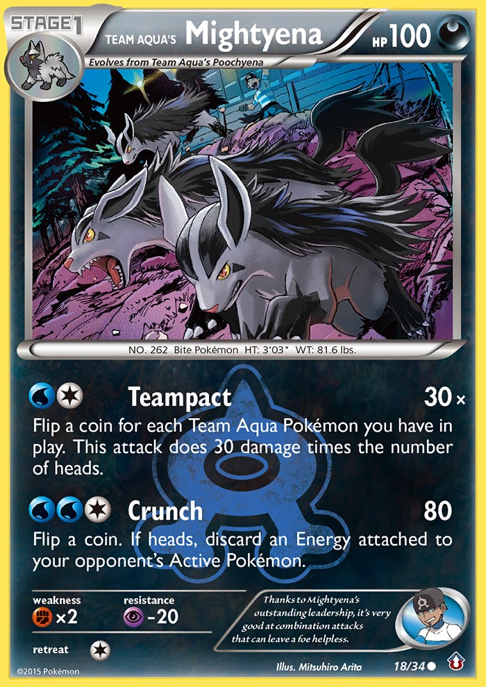 Team Aqua's Mightyena - Image 1