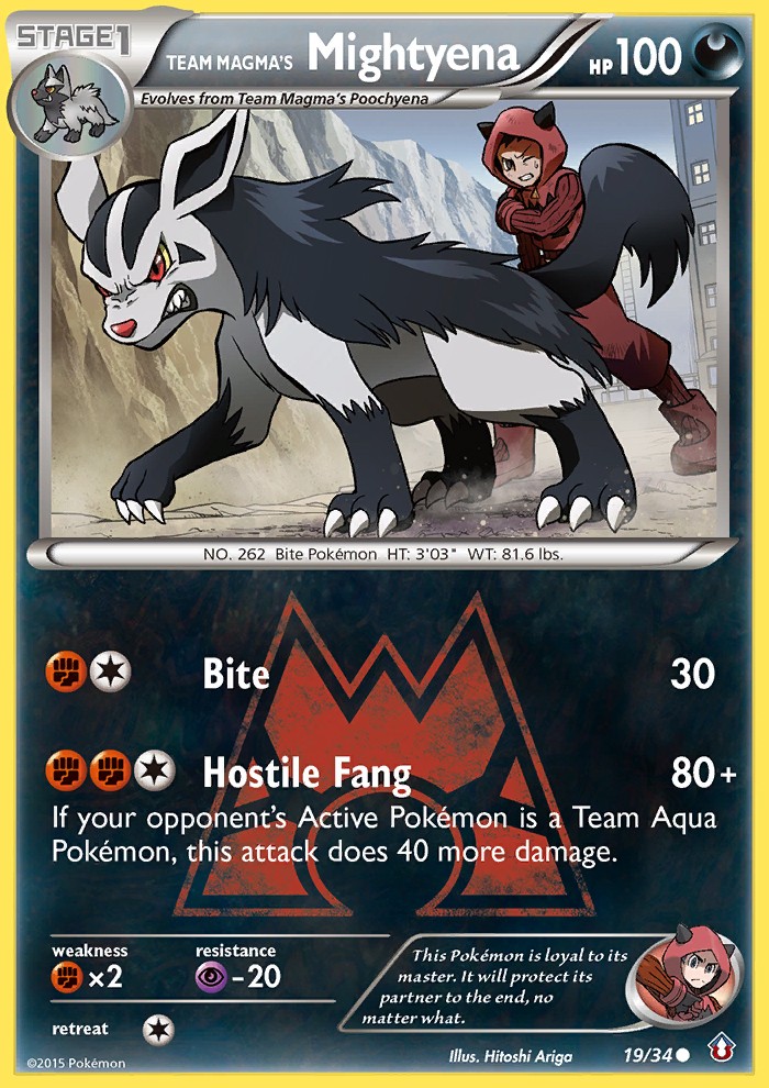 Team Magma's Mightyena - Image 1