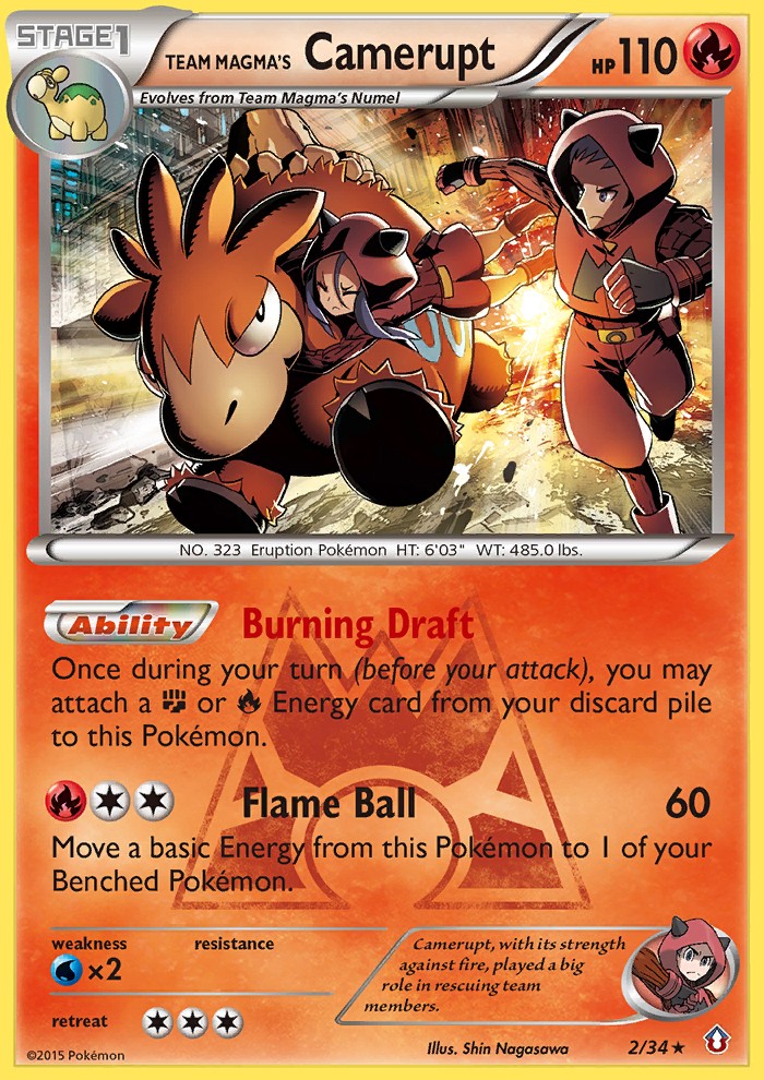 2015 Pokémon Double Crisis 2015 Pokémon Double Crisis #2 trading card