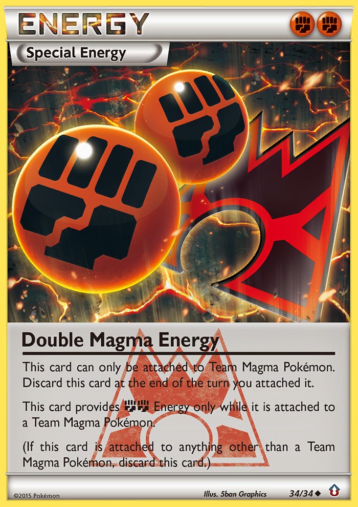 2015 Pokémon Double Crisis 2015 Pokémon Double Crisis #34 trading card