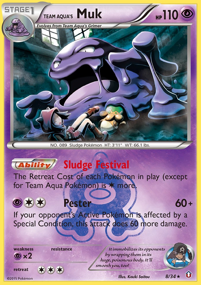 2015 Pokémon Double Crisis 2015 Pokémon Double Crisis #8 trading card