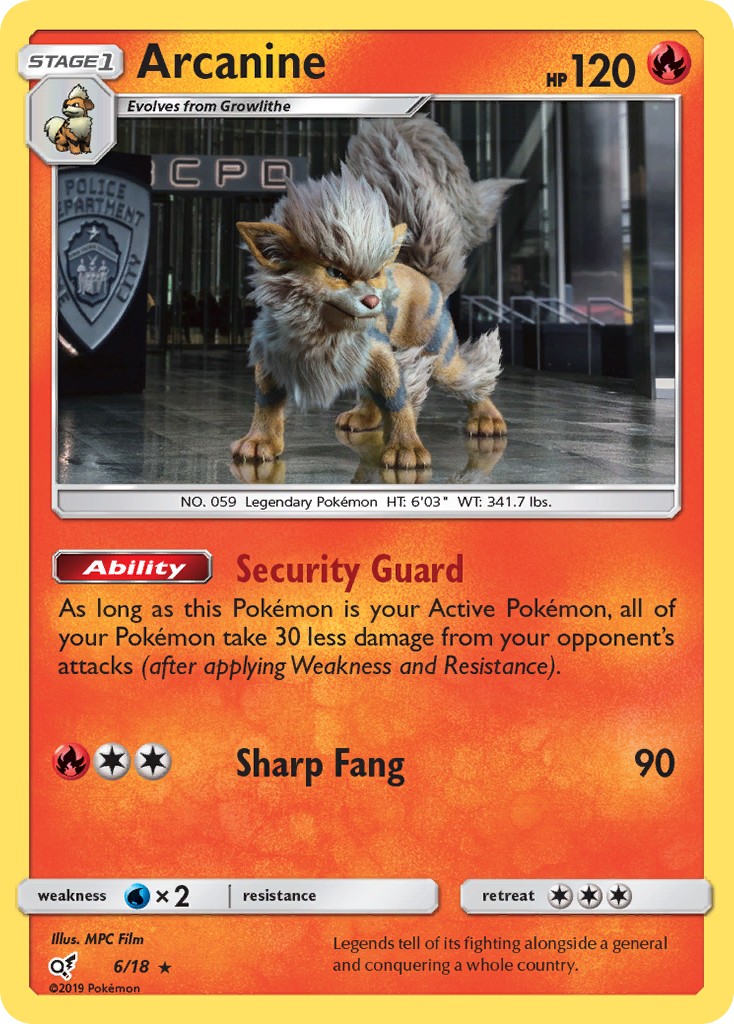 2019 Pokémon Detective Pikachu 2019 Pokémon Detective Pikachu #6 trading card