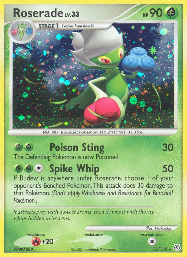 2007 Pokémon Diamond & Pearl 2007 Pokémon Diamond & Pearl #13 trading card