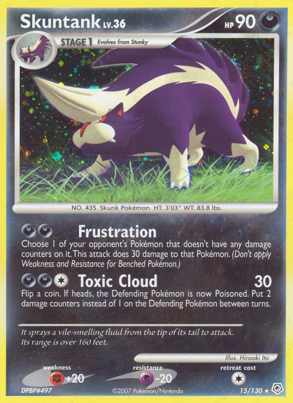 2007 Pokémon Diamond & Pearl 2007 Pokémon Diamond & Pearl #15 trading card