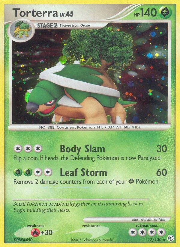 2007 Pokémon Diamond & Pearl 2007 Pokémon Diamond & Pearl #17 trading card
