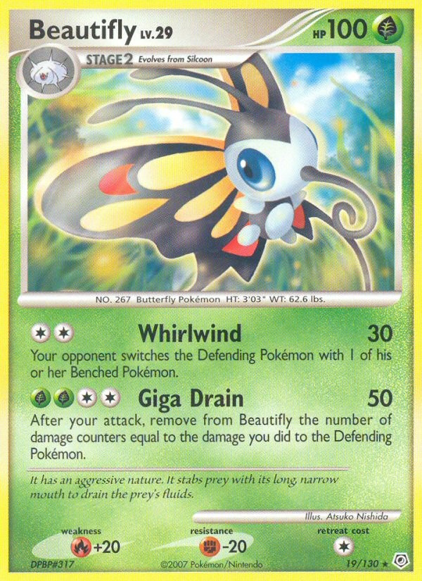 2007 Pokémon Diamond & Pearl 2007 Pokémon Diamond & Pearl #19 trading card