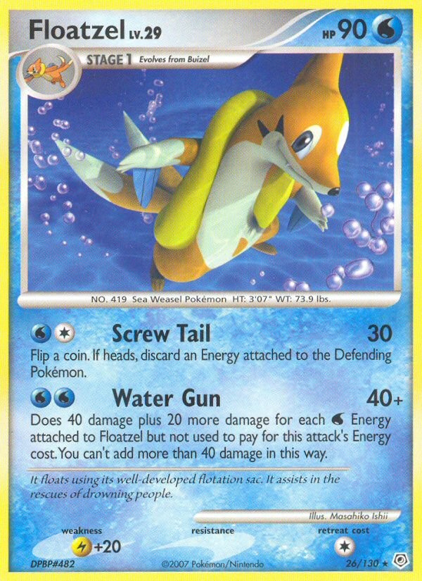2007 Pokémon Diamond & Pearl 2007 Pokémon Diamond & Pearl #26 trading card