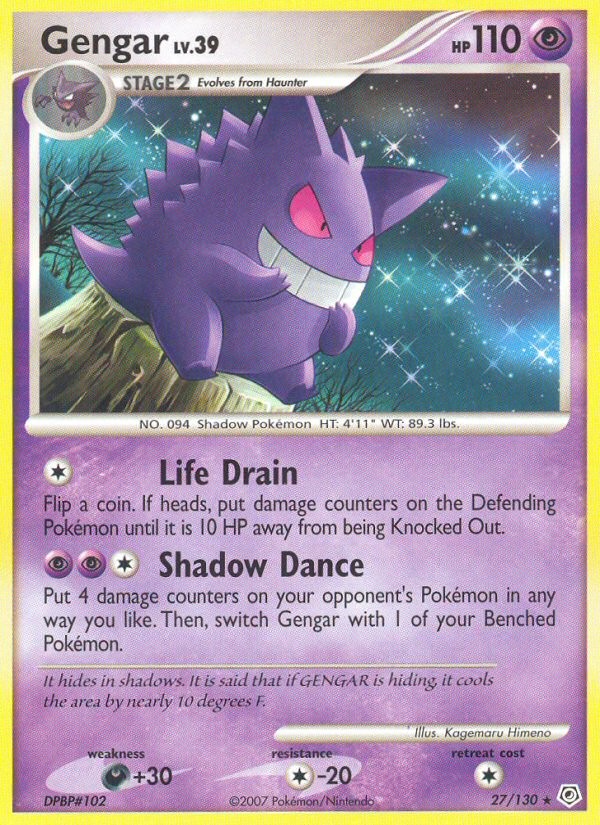 2007 Pokémon Diamond & Pearl 2007 Pokémon Diamond & Pearl #27 trading card