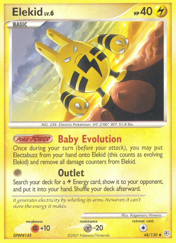 2007 Pokémon Diamond & Pearl 2007 Pokémon Diamond & Pearl #48 trading card