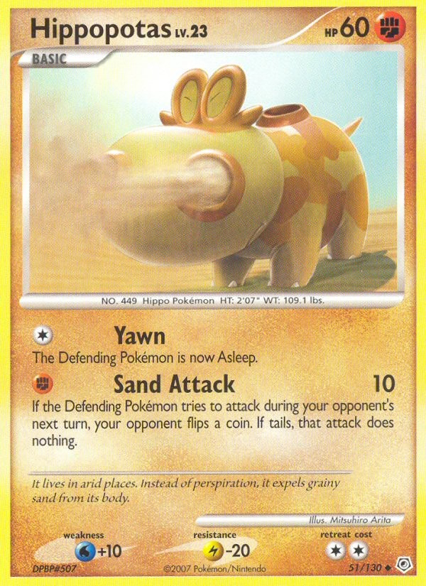 2007 Pokémon Diamond & Pearl 2007 Pokémon Diamond & Pearl #51 trading card