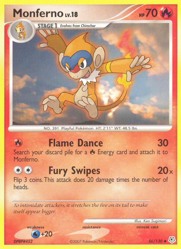 2007 Pokémon Diamond & Pearl 2007 Pokémon Diamond & Pearl #56 trading card