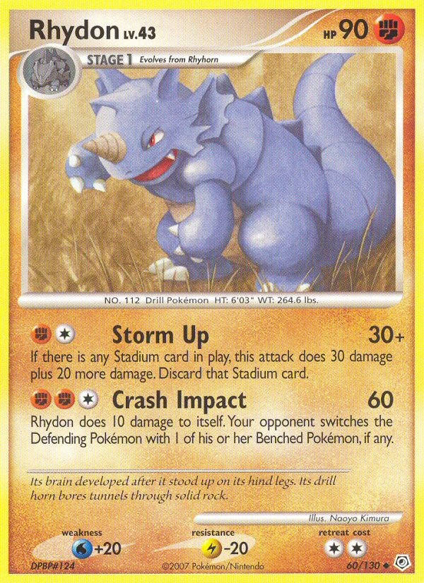 2007 Pokémon Diamond & Pearl 2007 Pokémon Diamond & Pearl #60 trading card