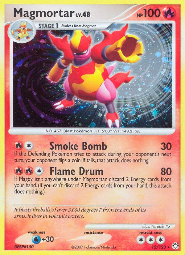 2007 Pokémon Mysterious Treasures 2007 Pokémon Mysterious Treasures #12 trading card