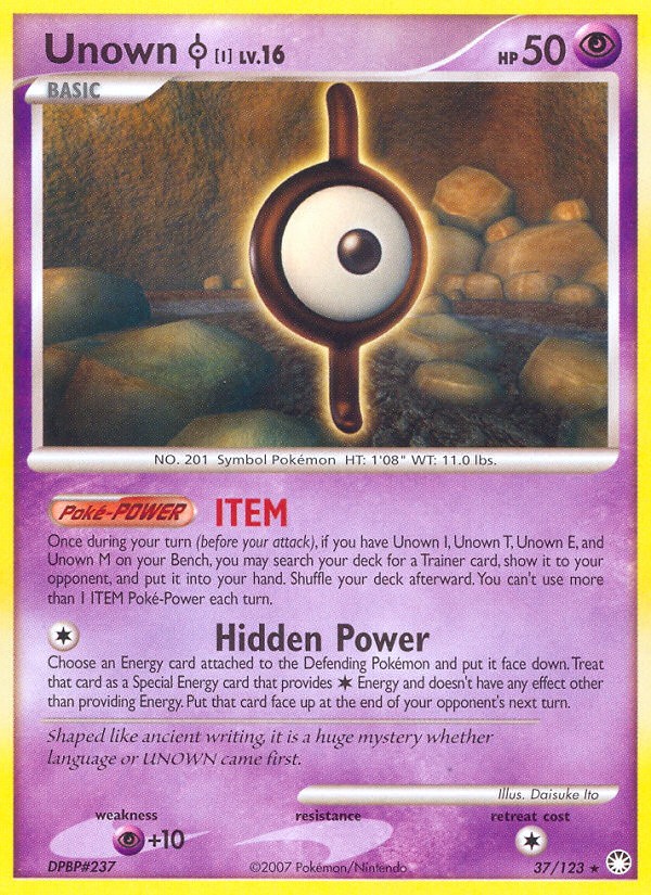 2007 Pokémon Mysterious Treasures 2007 Pokémon Mysterious Treasures #37 trading card