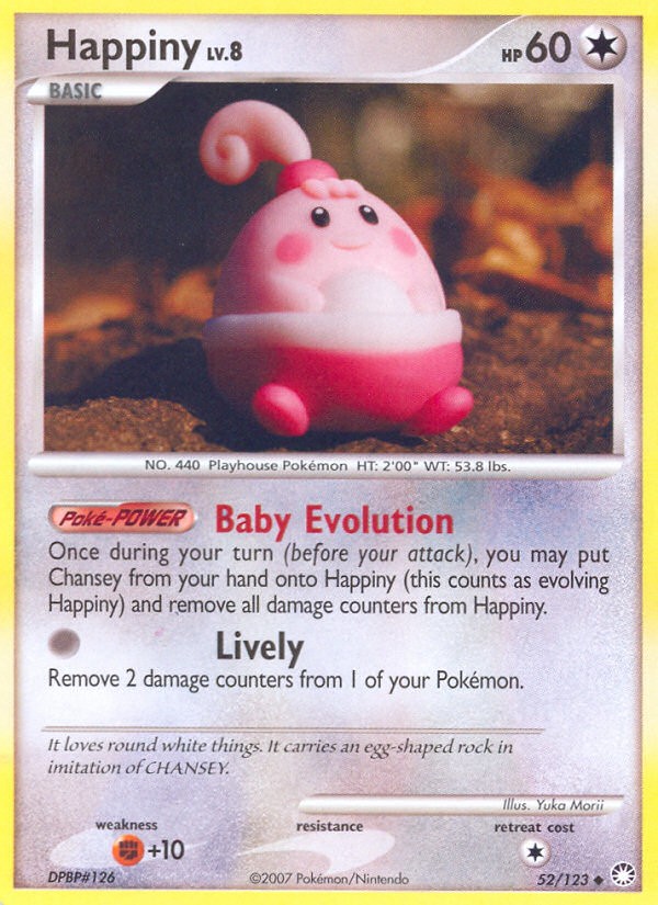 2007 Pokémon Mysterious Treasures 2007 Pokémon Mysterious Treasures #52 trading card