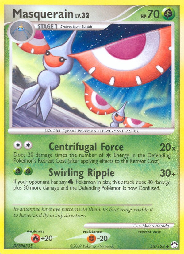 2007 Pokémon Mysterious Treasures 2007 Pokémon Mysterious Treasures #55 trading card