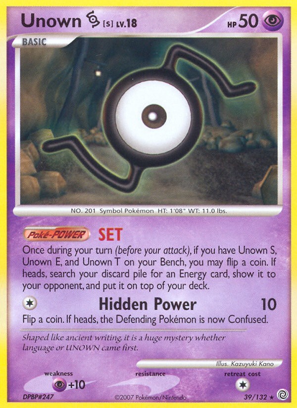 2007 Pokémon Secret Wonders 2007 Pokémon Secret Wonders #39 trading card