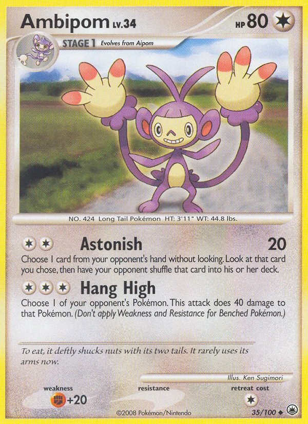 2008 Pokémon Majestic Dawn 2008 Pokémon Majestic Dawn #35 trading card
