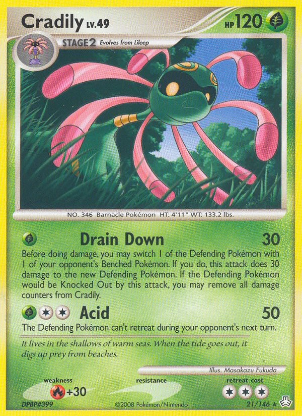 2008 Pokémon Legends Awakened 2008 Pokémon Legends Awakened #21 trading card