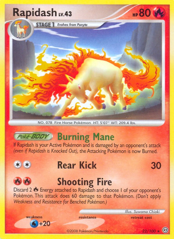 2008 Pokémon Stormfront 2008 Pokémon Stormfront #22 trading card