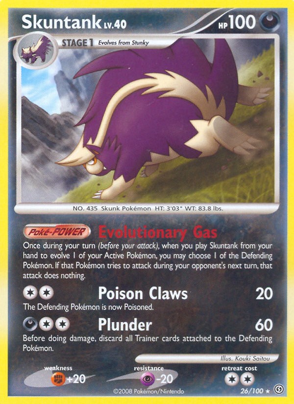 2008 Pokémon Stormfront 2008 Pokémon Stormfront #26 trading card