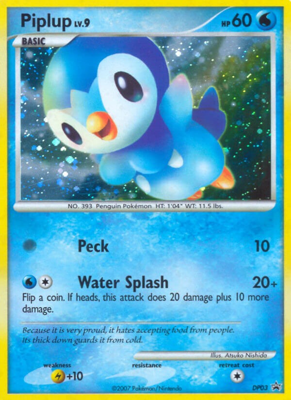 2007 Pokémon DP Black Star Promos 2007 Pokémon DP Black Star Promos #DP03 trading card