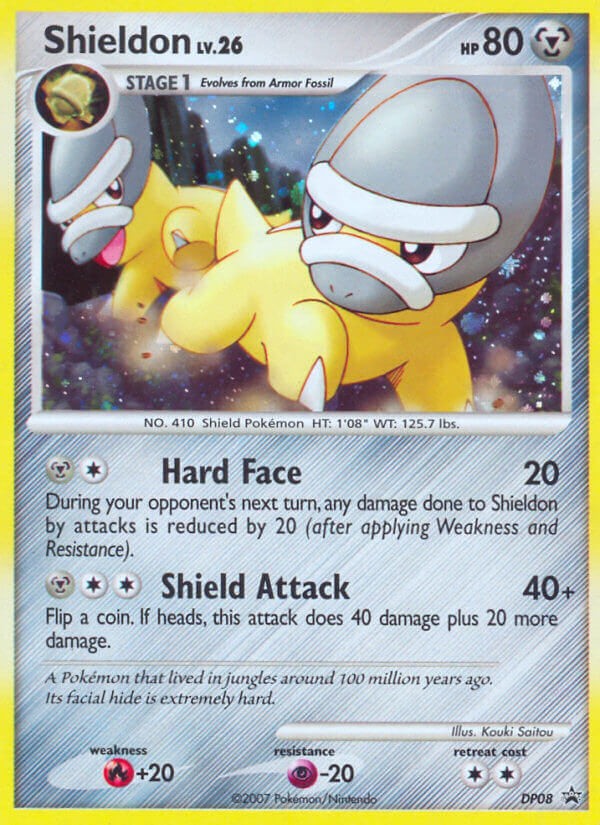 2007 Pokémon DP Black Star Promos Shieldon #DP08 trading card