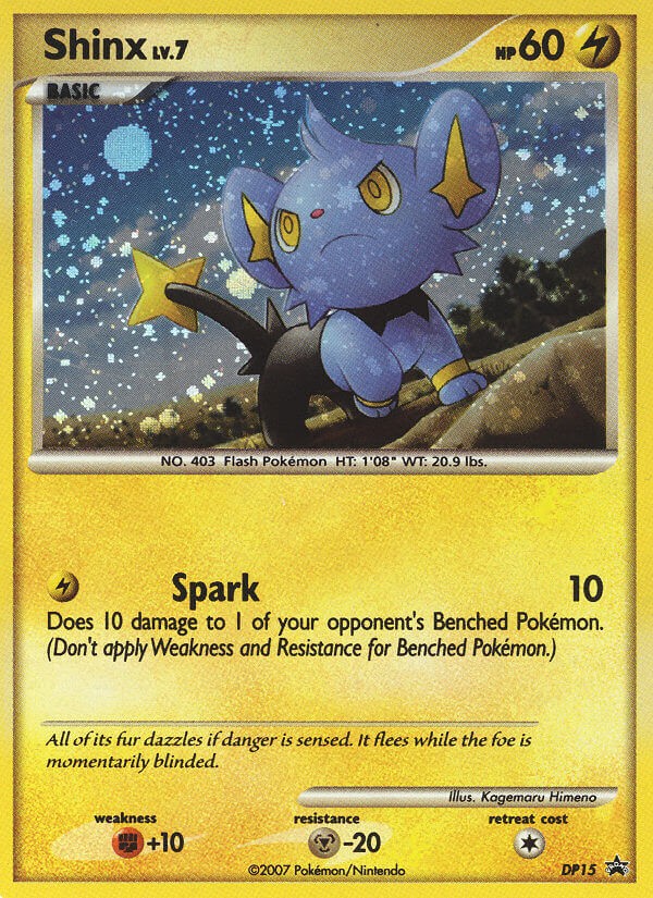 2007 Pokémon DP Black Star Promos 2007 Pokémon DP Black Star Promos #DP15 trading card