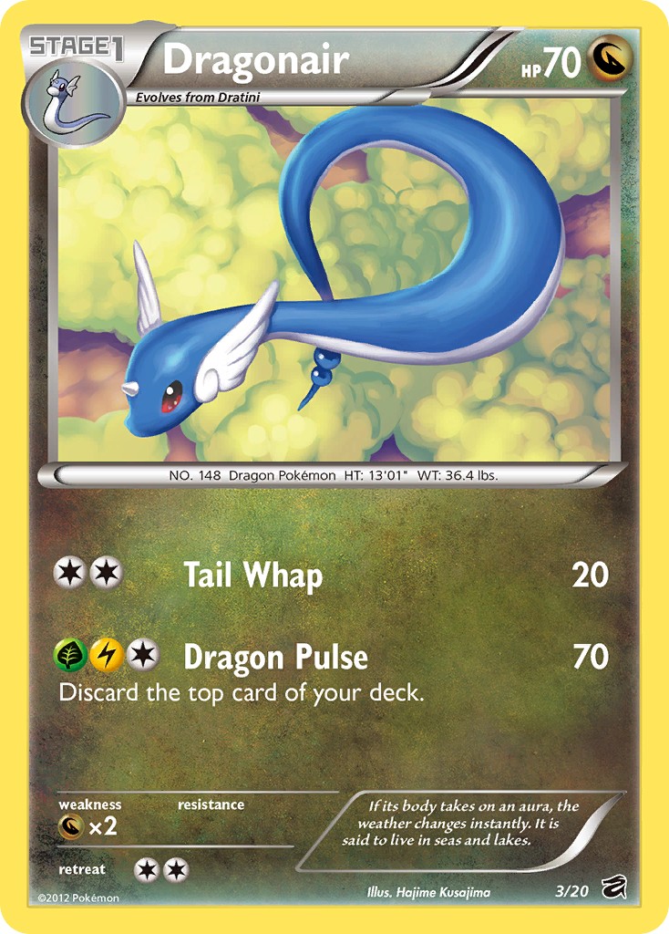 2012 Pokémon Dragon Vault 2012 Pokémon Dragon Vault #3 trading card