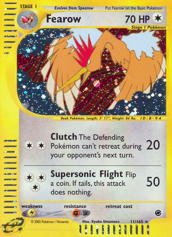 2002 Pokémon Expedition Base Set 2002 Pokémon Expedition Base Set #11 trading card