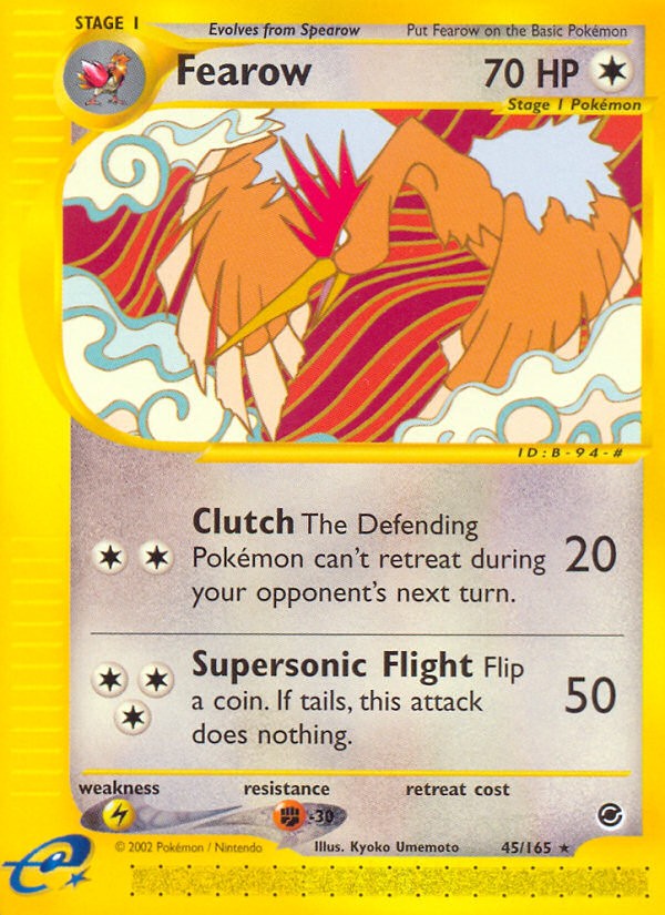 2002 Pokémon Expedition Base Set 2002 Pokémon Expedition Base Set #45 trading card