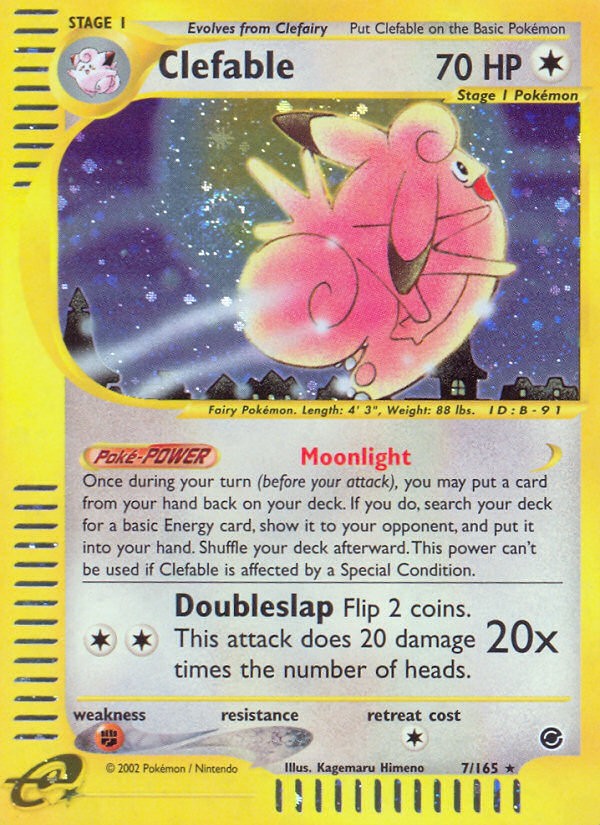 2002 Pokémon Expedition Base Set 2002 Pokémon Expedition Base Set #7 trading card