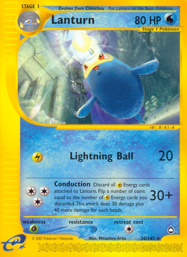 2003 Pokémon Aquapolis 2003 Pokémon Aquapolis #20 trading card