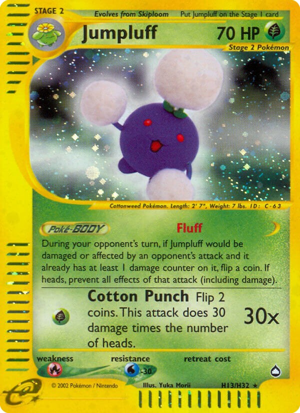 2003 Pokémon Aquapolis 2003 Pokémon Aquapolis #H13 trading card
