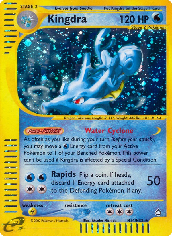 2003 Pokémon Aquapolis 2003 Pokémon Aquapolis #H14 trading card