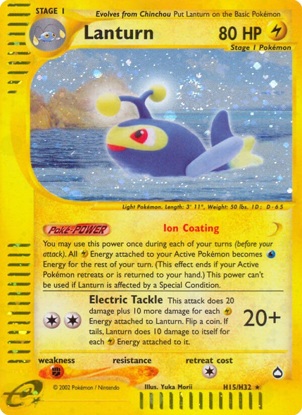 2003 Pokémon Aquapolis 2003 Pokémon Aquapolis #H15 trading card