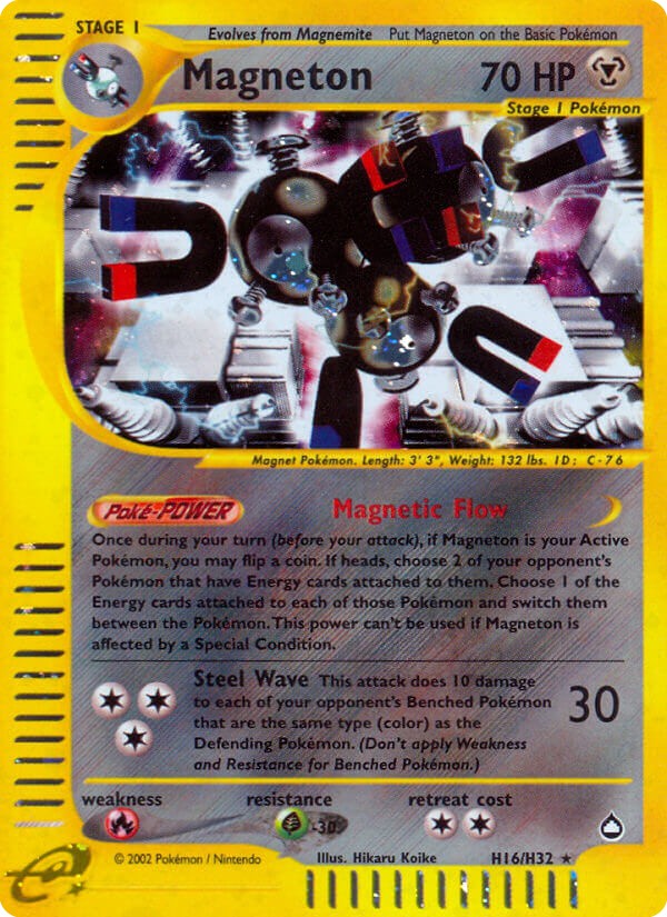 2003 Pokémon Aquapolis 2003 Pokémon Aquapolis #H16 trading card