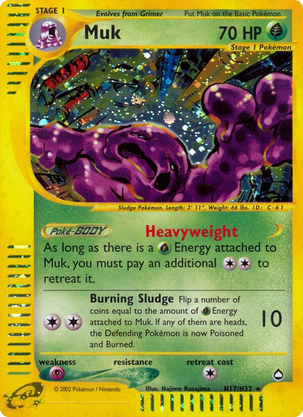 2003 Pokémon Aquapolis 2003 Pokémon Aquapolis #H17 trading card