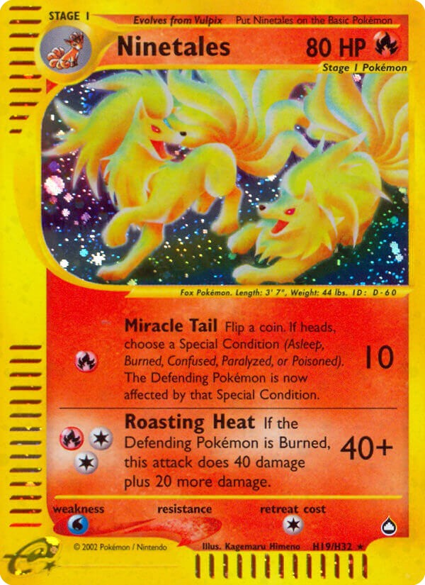 2003 Pokémon Aquapolis 2003 Pokémon Aquapolis #H19 trading card